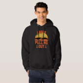 Ich hasse es, Retro-Bootfahren Boots Kapitän Boate Hoodie (Vorne ganz)