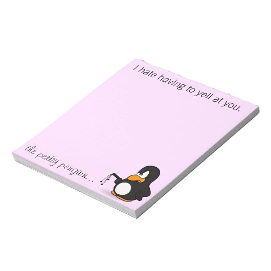 Ich hasse es, wenn du mich dazu bringst, dich anzu notizblock (Rotiert)