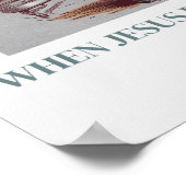 Ich hasse es, wenn Jesus Dinosaurier in meinem Hau Poster (Ecke)