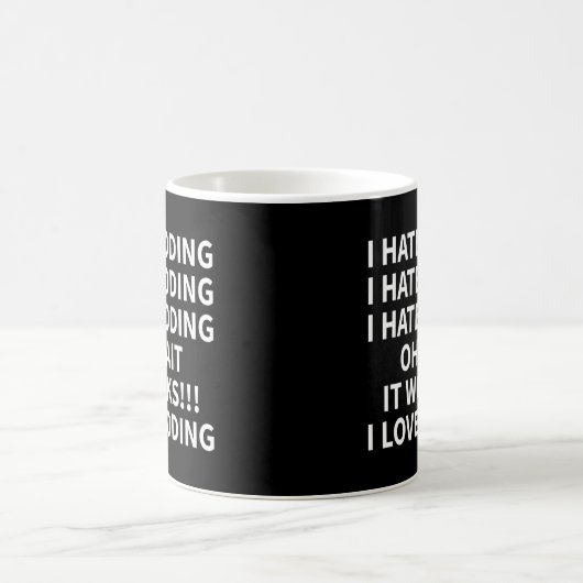 Ich hasse es zu programmieren lustig I Developer I Kaffeetasse (Mittel)