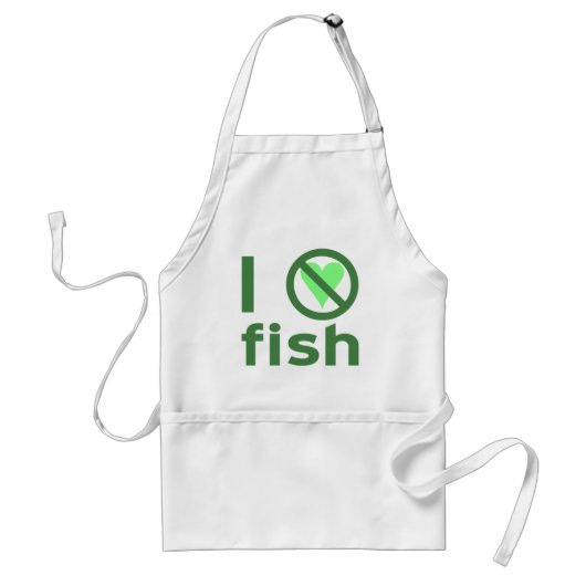 Ich hasse Fisch Schürze (Vorne)