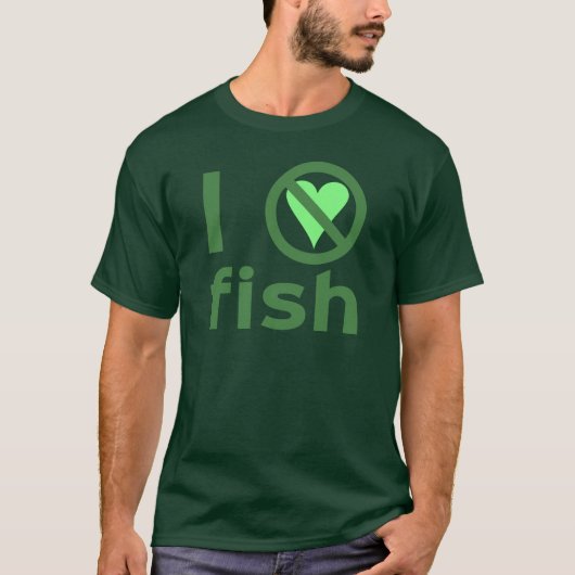Ich hasse Fisch T-Shirt (Vorderseite)
