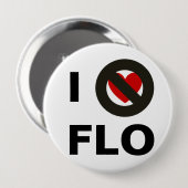 Ich hasse Flo Button (Vorne & Hinten)