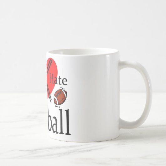 Ich hasse Fußball Kaffeetasse (Rechts)