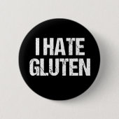 Ich hasse Gluten Button (Vorderseite)