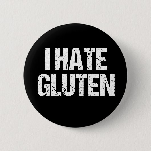 Ich hasse Gluten Button (Vorderseite)