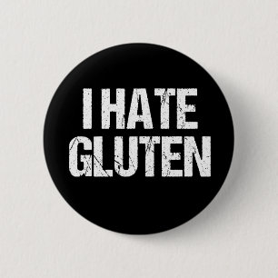 Ich hasse Gluten Button