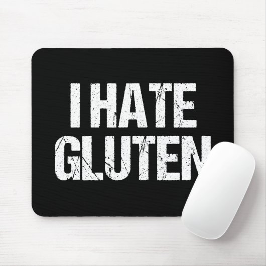 Ich hasse Gluten Mousepad (Mit Mouse)