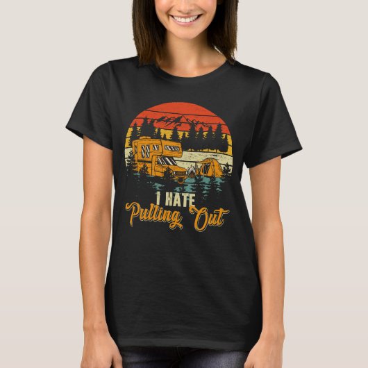 ich hasse herausziehen T-Shirt (Vorderseite)