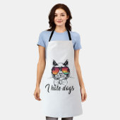 Ich hasse Hunde Funny Geschenke für Katzen Freund Schürze (Getragen)