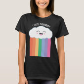 Ich hasse jeden Funny Kawaii Cloud T-Shirt (Vorderseite)