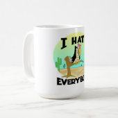 ICH HASSE JEDER GETRÄNKETasse Kaffeetasse (Vorderseite Links)