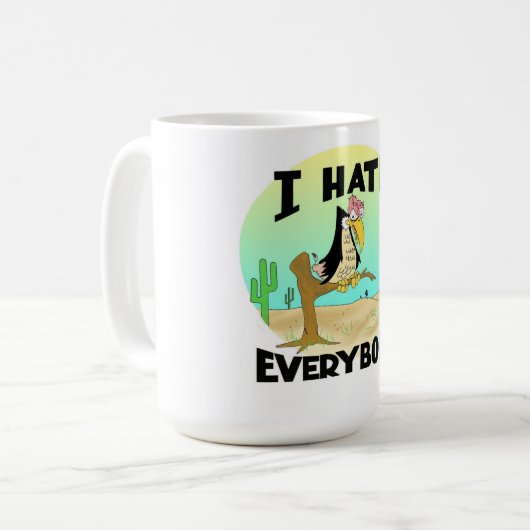 ICH HASSE JEDER GETRÄNKETasse Kaffeetasse (Vorderseite Links)