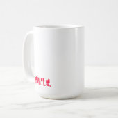 Ich hasse jeder, gleichmäßig Kaffee-Tasse Kaffeetasse (Vorderseite Links)