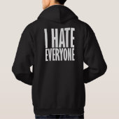 Ich hasse jeder hoodie (Rückseite)