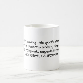 Ich hasse Kalifornien-Tasse Kaffeetasse