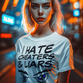 ICH HASSE KÄSTE UND LIAREN-T - Shirt