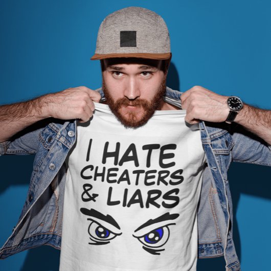 ICH HASSE KÄSTE UND LIAREN-T - Shirt