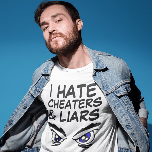 ICH HASSE KÄSTE UND LIAREN-T - Shirt