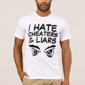 ICH HASSE KÄSTE UND LIAREN-T - Shirt (Vorderseite)