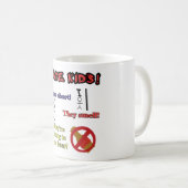 Ich hasse KinderTasse Kaffeetasse (VorderseiteRechts)