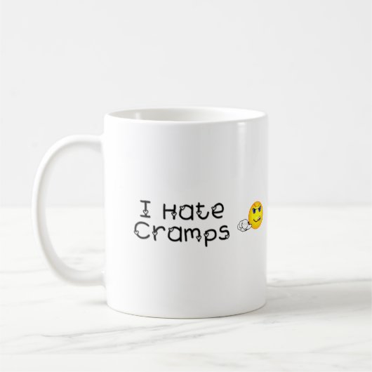 Ich hasse Klammer-Tasse Kaffeetasse (Links)