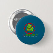 Ich hasse Koriander - Verbot es Sagen Sie Nein zu Button (Vorne & Hinten)