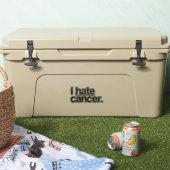 Ich hasse Krebs Aufkleber (Kühler)