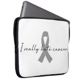 Ich hasse Krebs wirklich | Überleben | Jede Farble Laptopschutzhülle (Vorne Rechts)