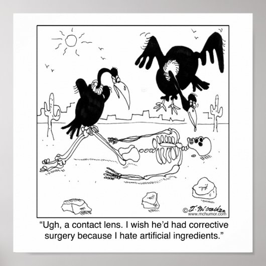 Ich hasse künstliche Zutaten Poster (Vorne)