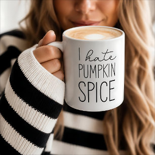 Ich hasse Kürbisgewürz Lustiger Herbst-Saison-Bech Kaffeetasse