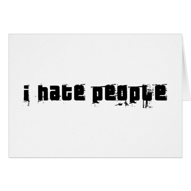 Ich hasse Leute (Vorderseite (Horizontal))