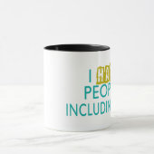 Ich hasse Leute-Kaffeetasse Tasse (Zentrum)