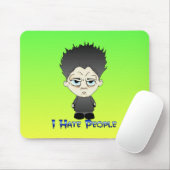 Ich hasse Leutemeisterstück Maxwell Mousepad (Mit Mouse)