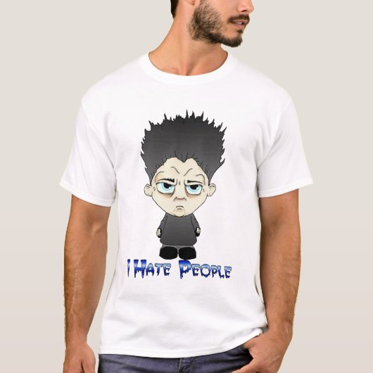 Ich hasse Leutemeisterstück Maxwell T-Shirt (Vorderseite)
