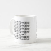 Ich hasse Liebeprogrammierung die Kaffeetasse (Vorderseite Links)