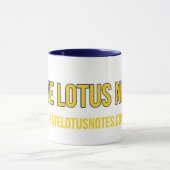 Ich hasse Lotus- Notesfrohlocken-Tasse Tasse (Zentrum)