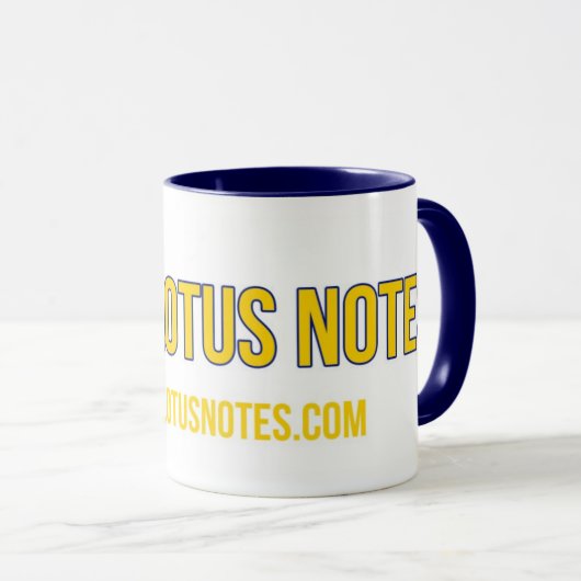 Ich hasse Lotus- Notesfrohlocken-Tasse Tasse (VorderseiteRechts)