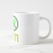 Ich hasse Mais I Keine Liebe Mais Jumbo-Tasse (Rechts)
