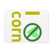 Ich hasse Mais Magnet (Horizontal)