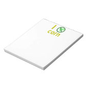 Ich hasse Mais Notizblock (Rotiert)