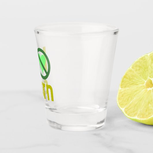 Ich hasse Mais Schnapsglas (Rechts)