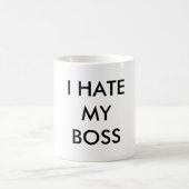 ICH HASSE MEIN BOSS KAFFEETASSE (Mittel)