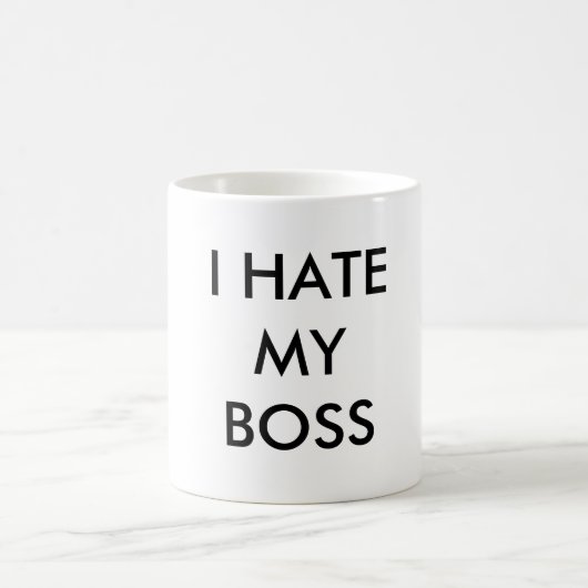 ICH HASSE MEIN BOSS KAFFEETASSE (Mittel)