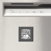 Ich hasse mein Chungus-Leben echt Funny Meme Zitat Magnet (In Situ (Geschirrspüler))