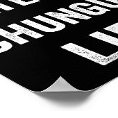 Ich hasse mein Chungus-Leben sehr Poster (Ecke)