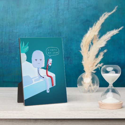 Ich hasse meine Arbeit Fotoplatte (Seite)