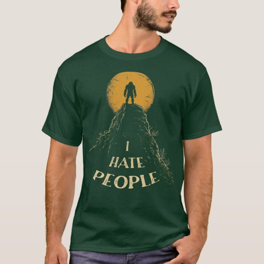 Ich hasse Menschen 1 T-Shirt (Vorderseite)
