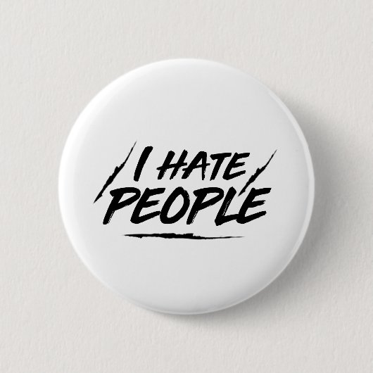 ich hasse menschen button (Vorderseite)
