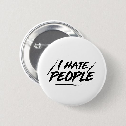 ich hasse menschen button (Vorne & Hinten)